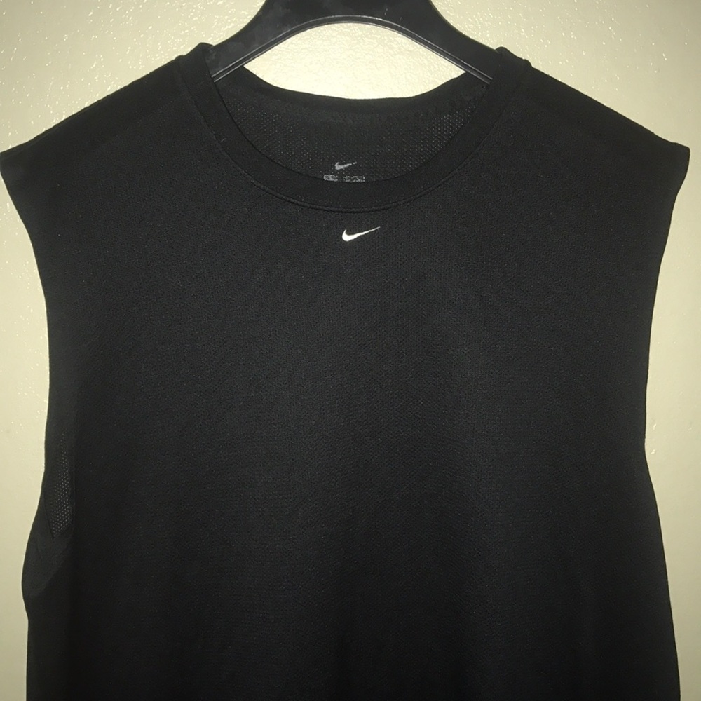 Nike shirt tank top dry fit black Nike top